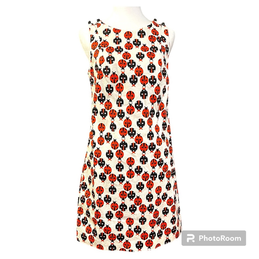 NWT *TRINA TURK* Shift Dress … 🐞LADYBUG🐞 Motif Size 4